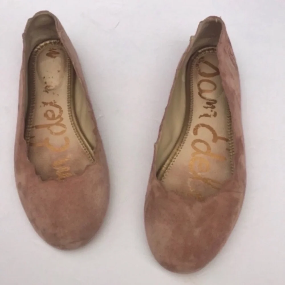 Sam‎ Edelman Pink Blush Scalloped Francis Flats